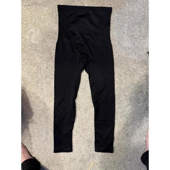 Empetua Black High Waisted Active Control Shaping Shapewear Slimming Leggings L - Picture 1 of 3